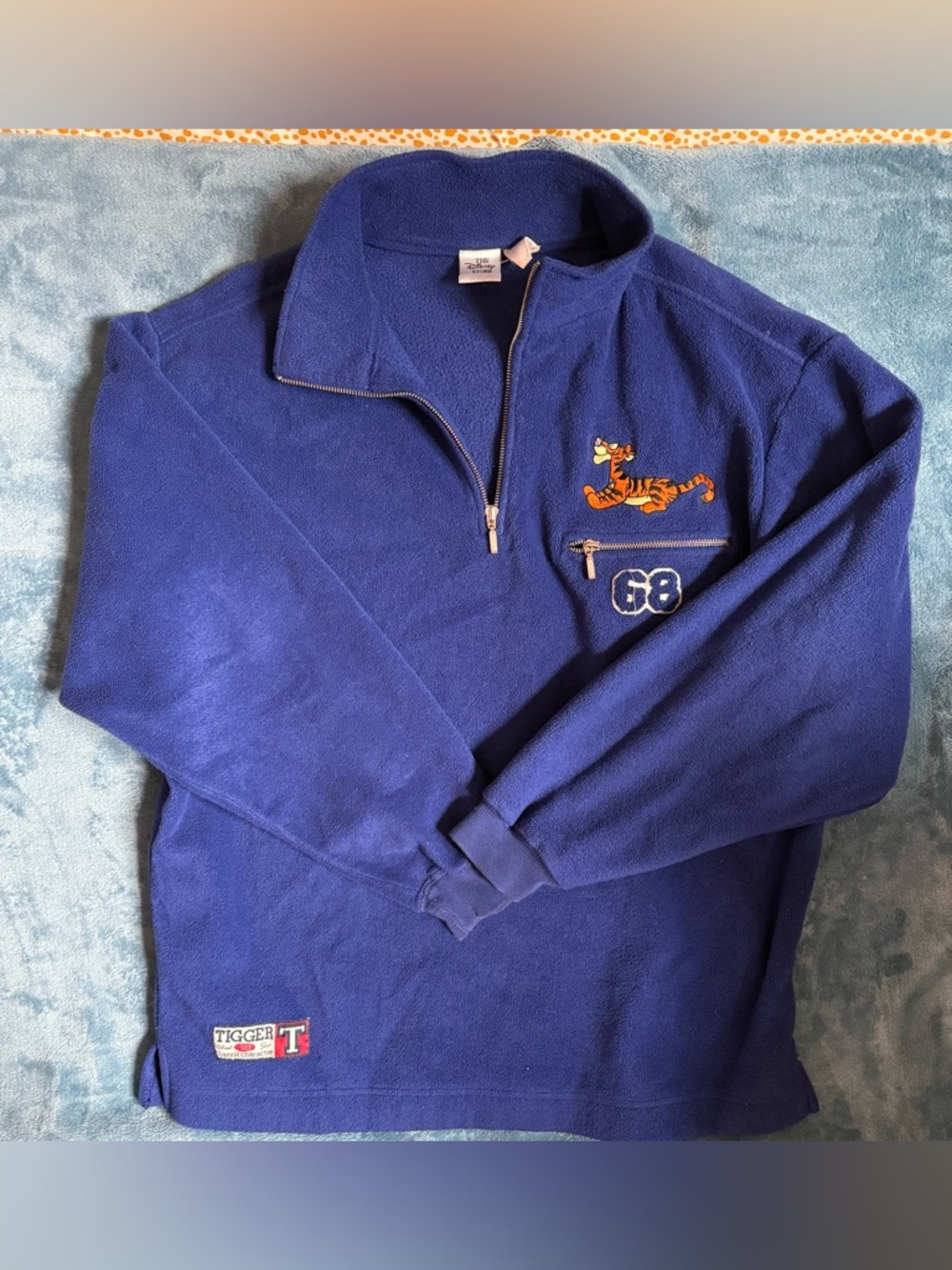 Disney Store Vintage Tigger Purple Fleece